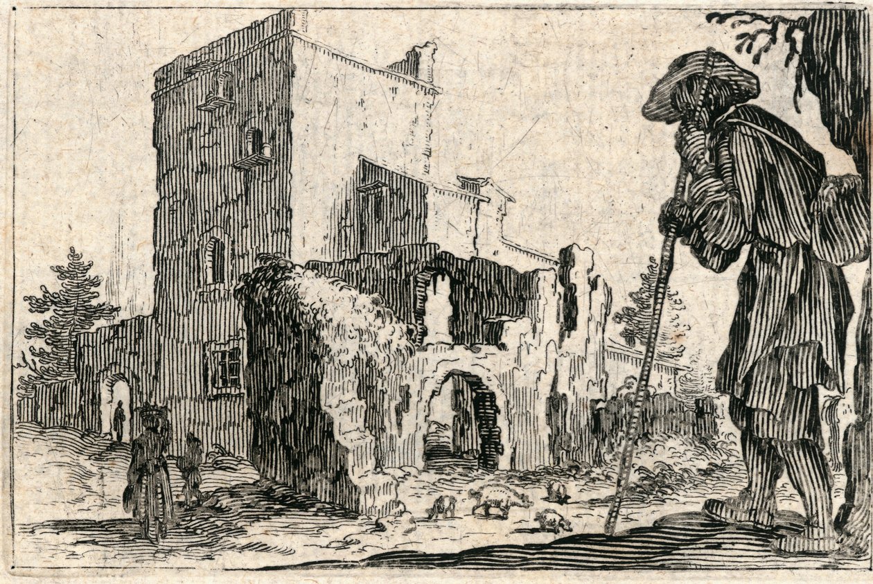 Kaprici různých postav od Jacques Callot