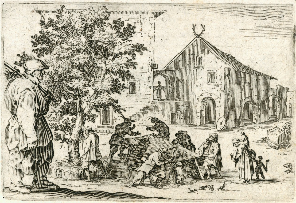 Kaprici různých postav od Jacques Callot