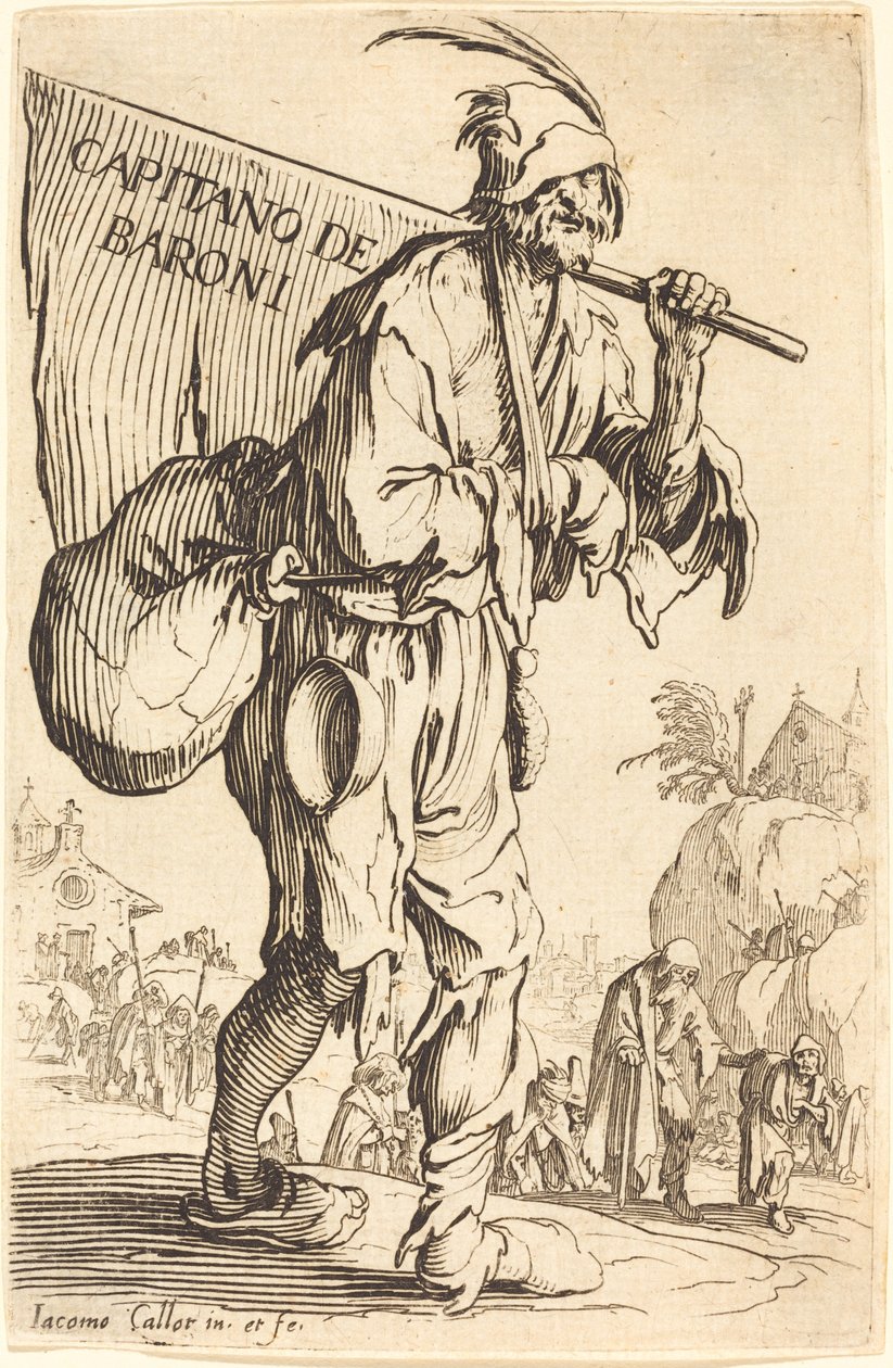 Kapitán baronů od Jacques Callot