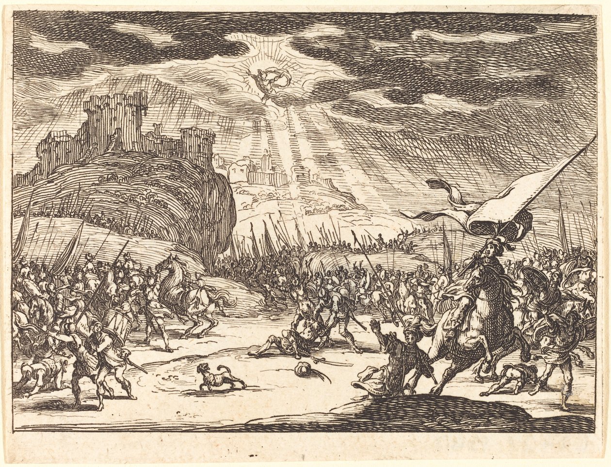 Obrácení Pavla od Jacques Callot