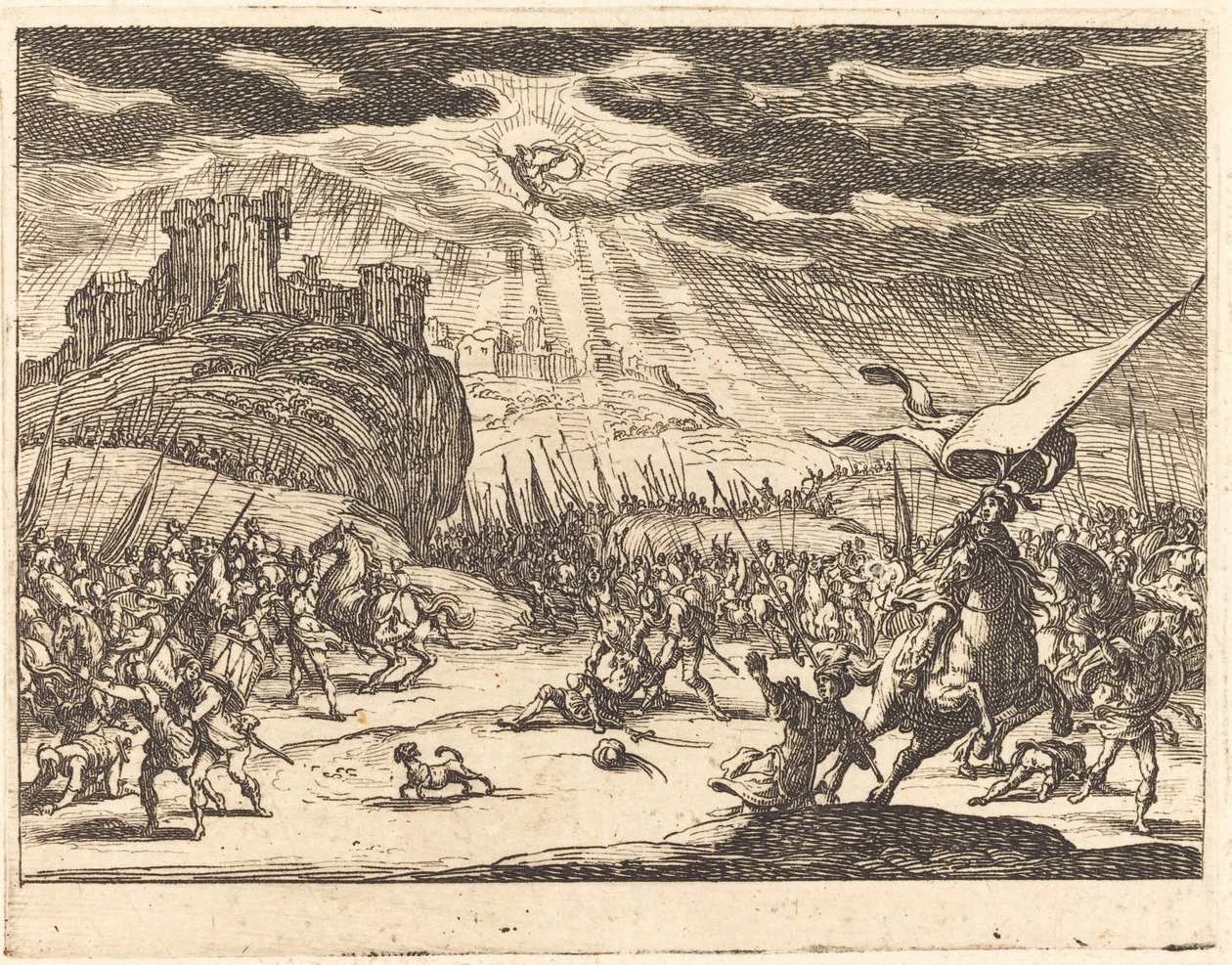 Obrácení Pavla od Jacques Callot