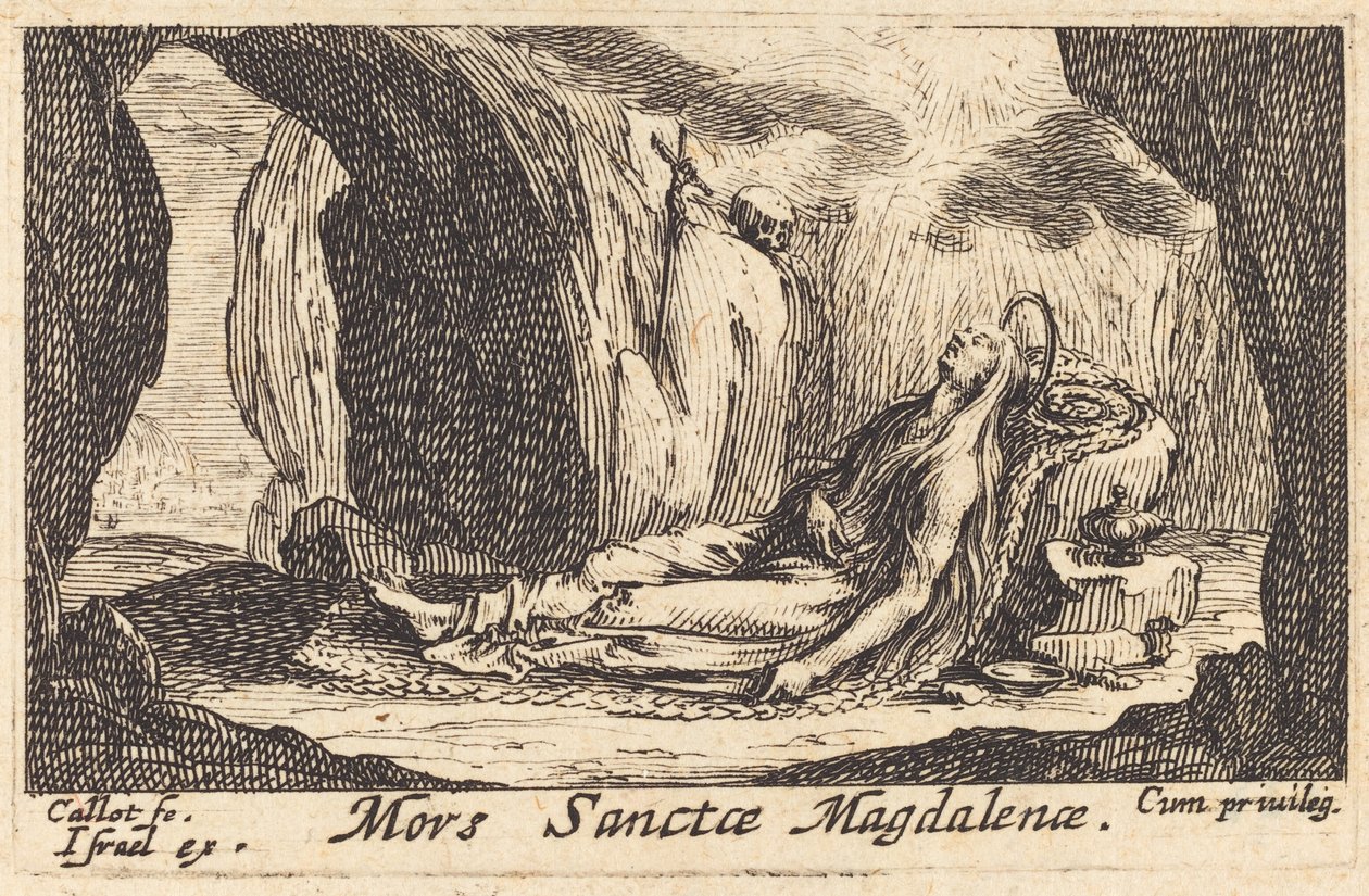 Smrt Magdaleny od Jacques Callot