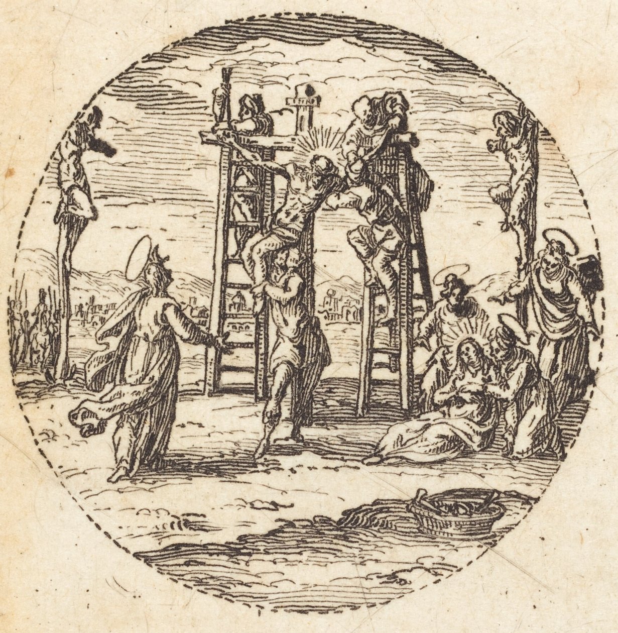 Sestup z Kříže od Jacques Callot