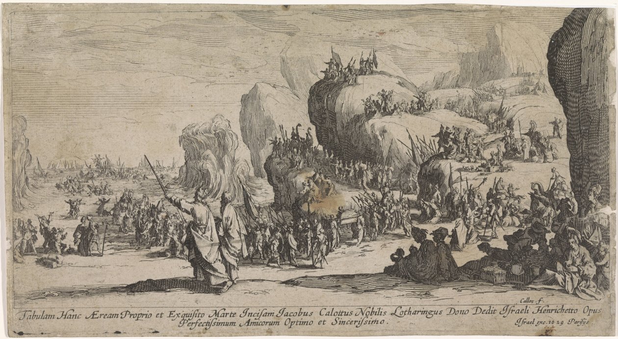 Přejezd Rudého moře od Jacques Callot