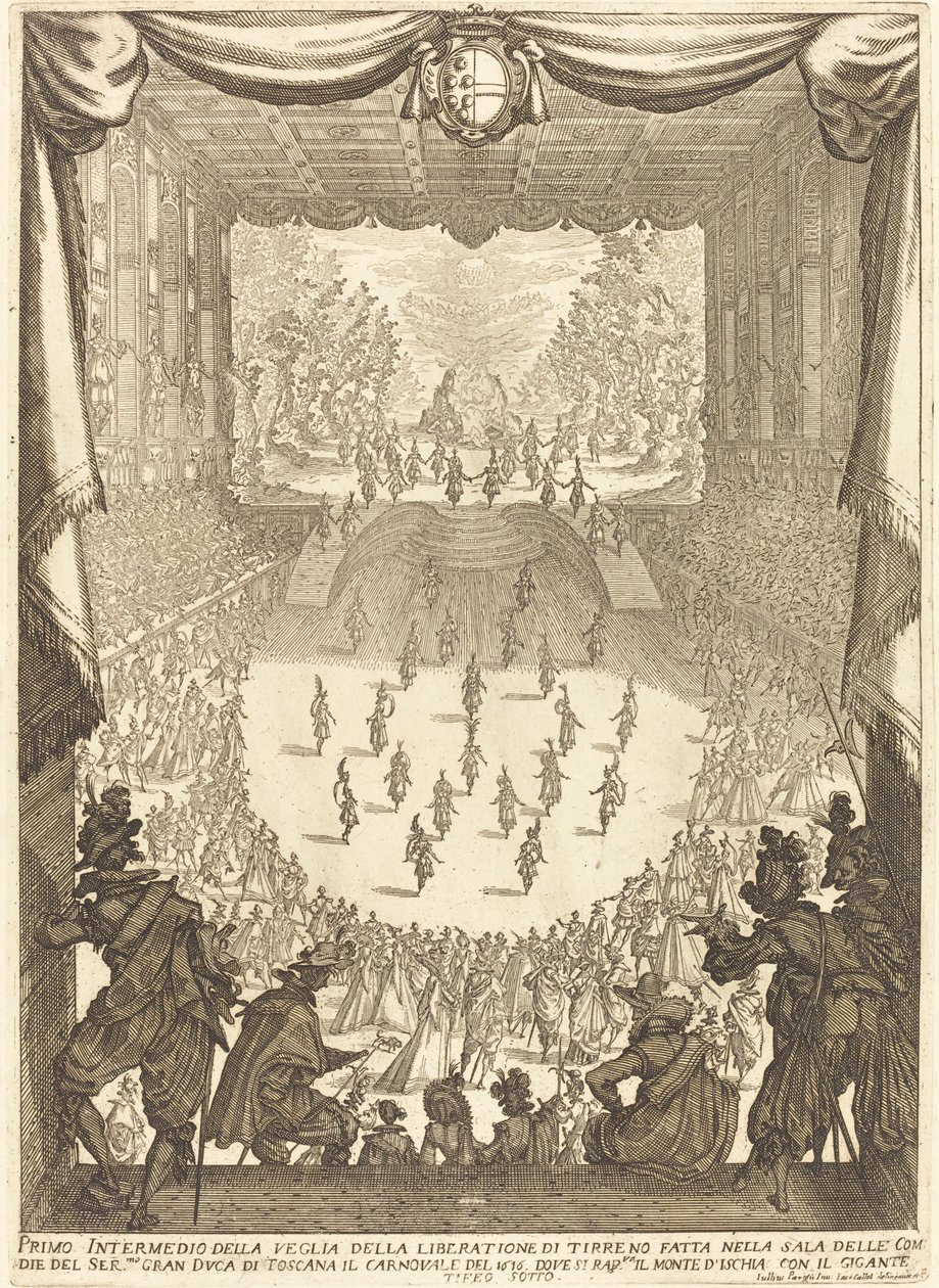 První intermezzo, 1617. od Jacques Callot