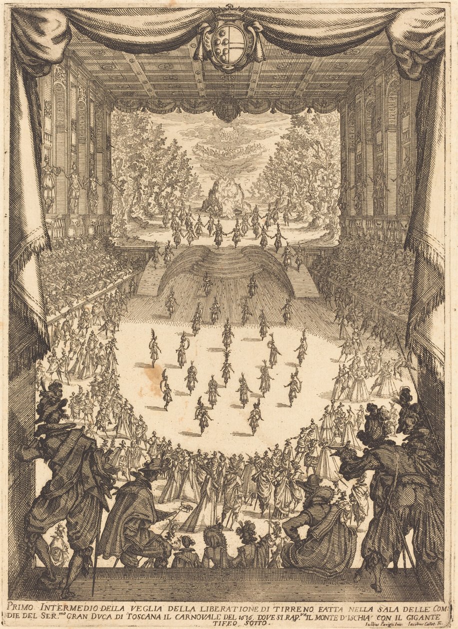První intermezzo, 1617. od Jacques Callot