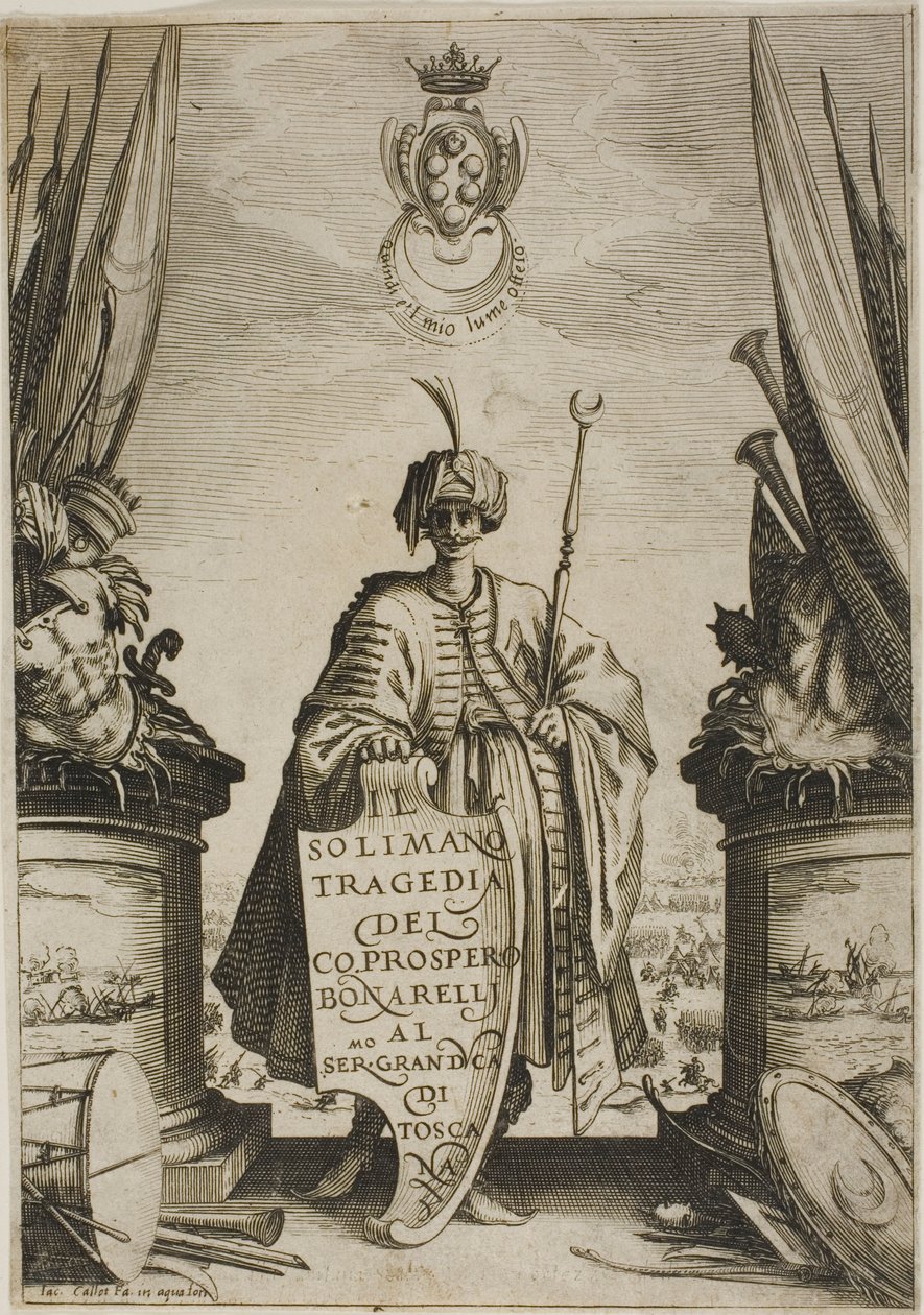 Frontispiece, od Solimano od Jacques Callot