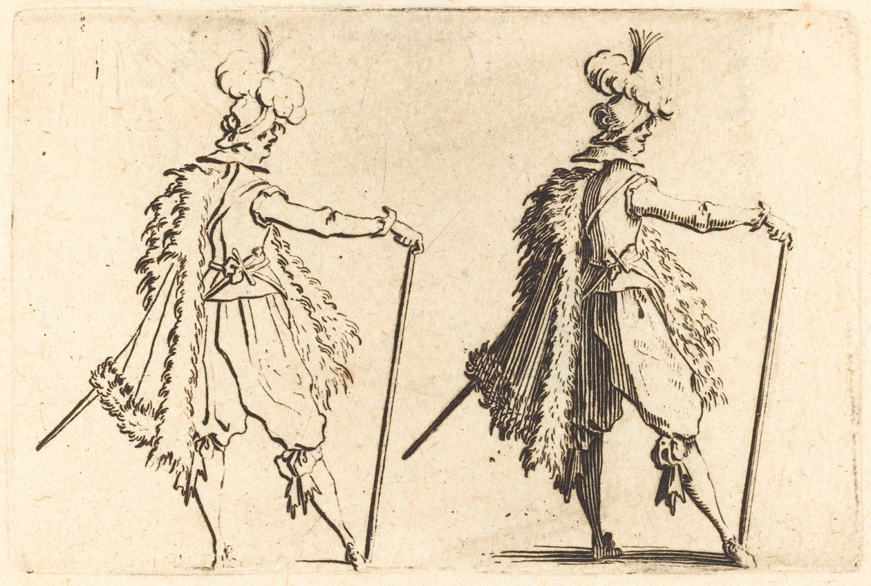 Gentleman s Cane od Jacques Callot