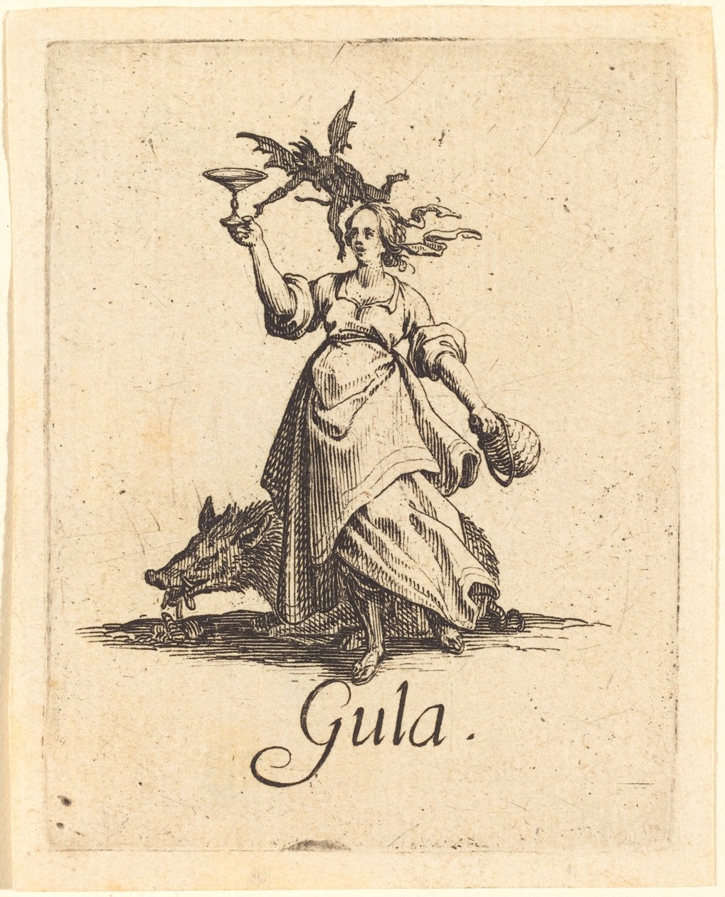 Obžerství, pravděpodobně po roce 1621. od Jacques Callot