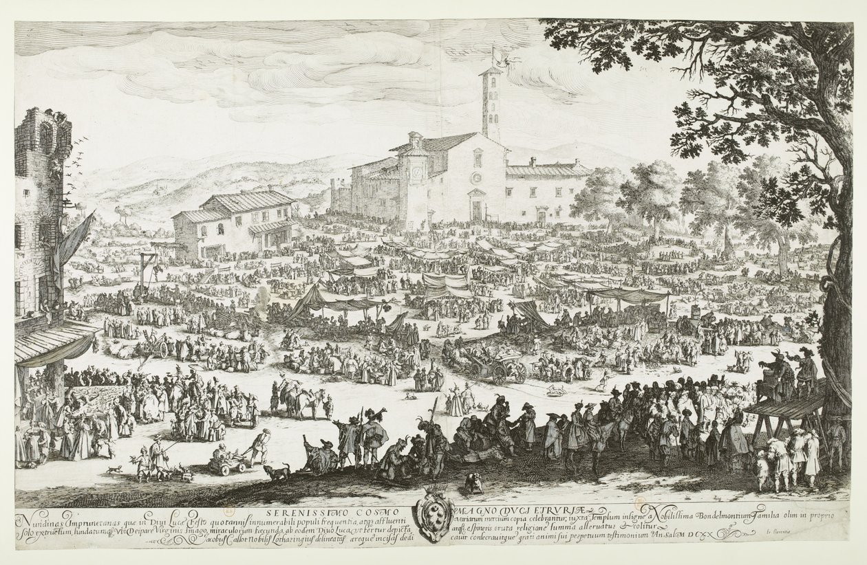 Impruneta od Jacques Callot