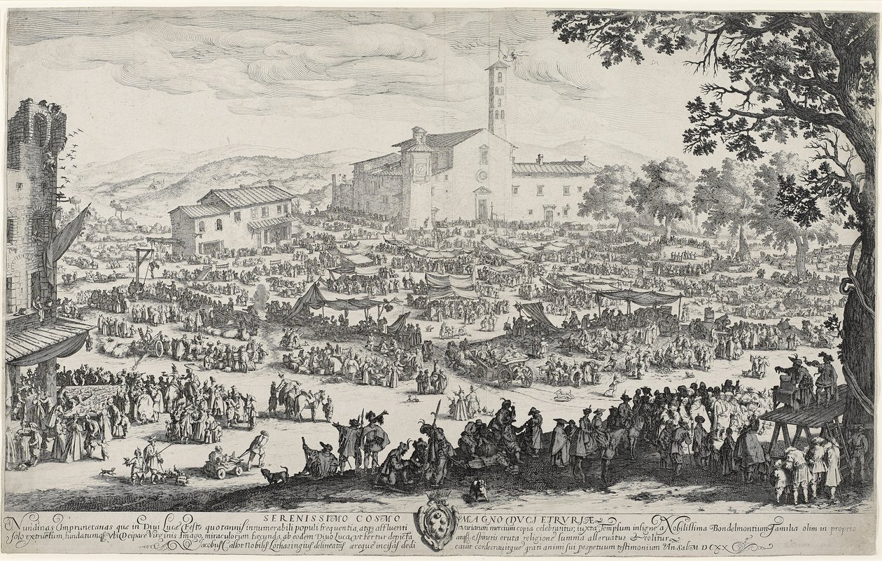 Veletrh Impruneta od Jacques Callot