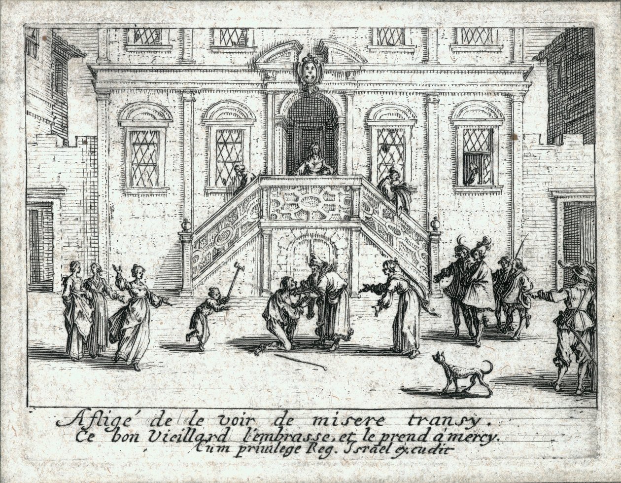 Život marnotratného syna ... (rytina) od Jacques Callot