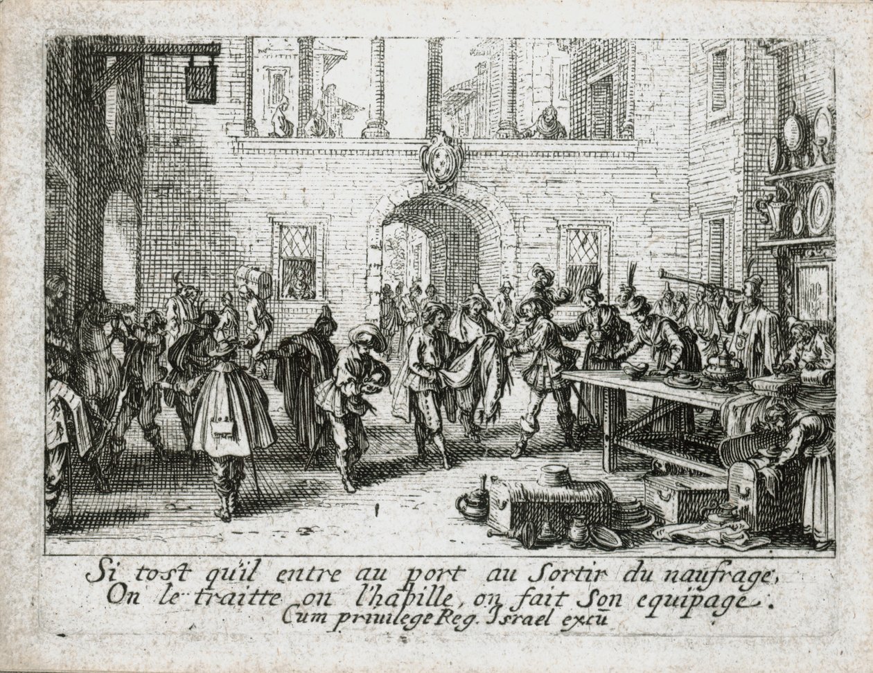 Život marnotratného syna ... (rytina) od Jacques Callot