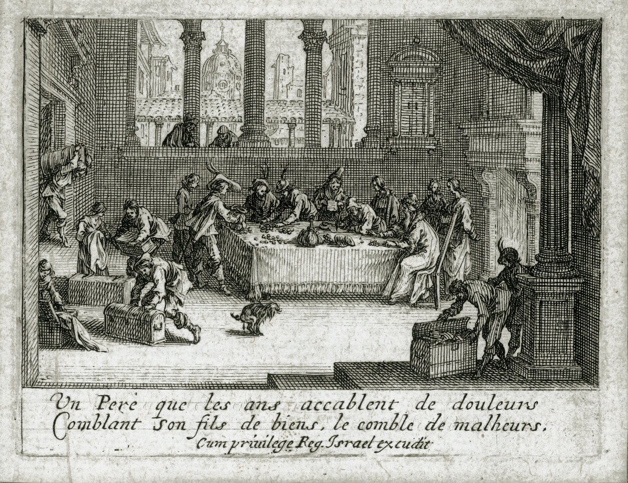 Život marnotratného syna ... (rytina) od Jacques Callot
