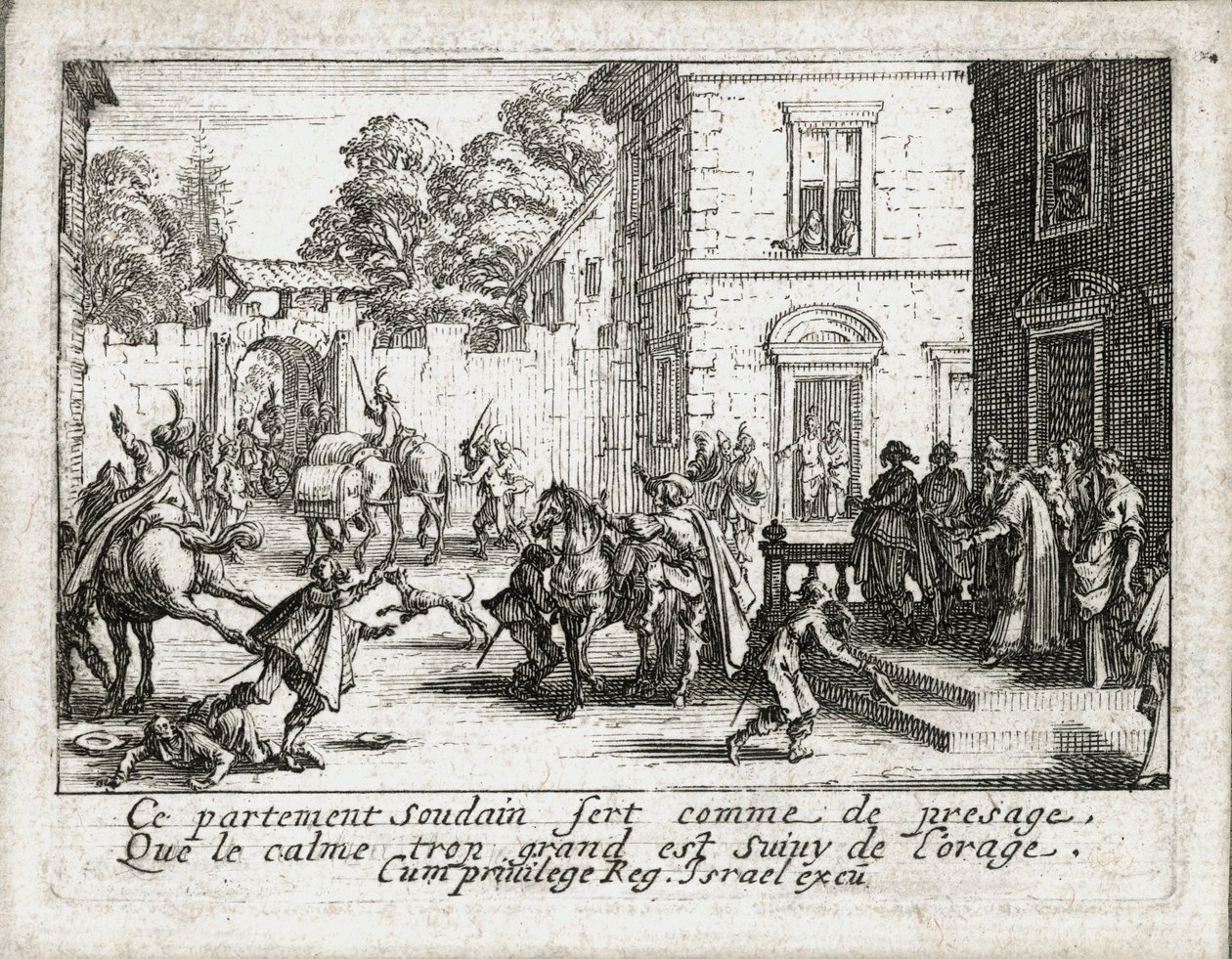 Život marnotratného syna ... (rytina) od Jacques Callot