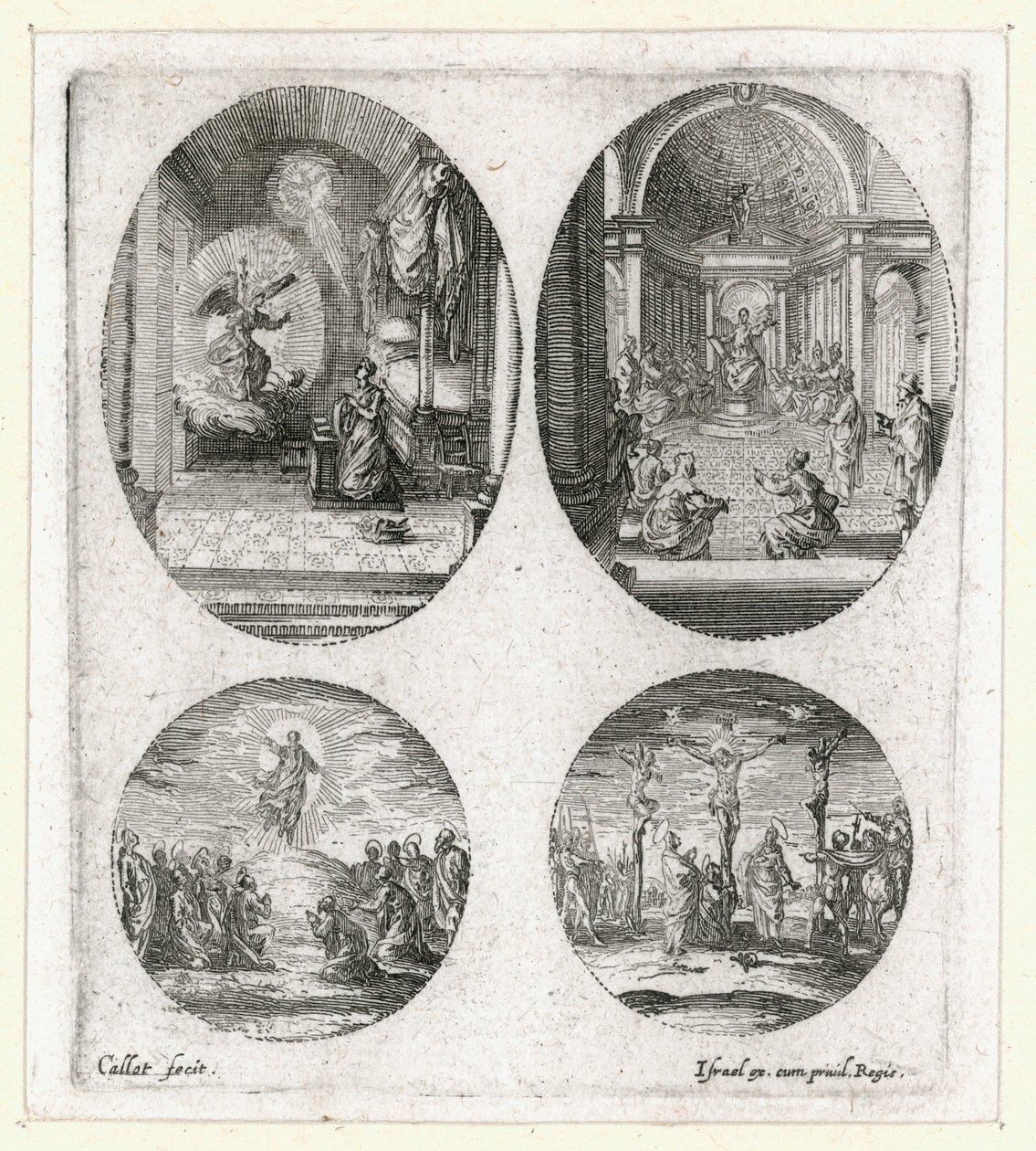 Zázraky umučení ... (rytina) od Jacques Callot