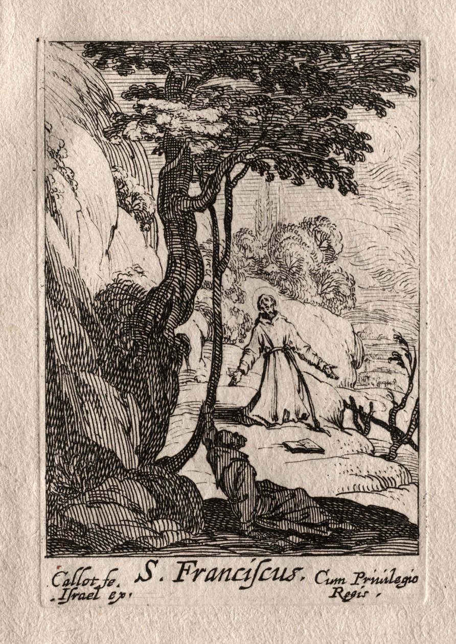 Kajícníci: sv. Francois od Jacques Callot