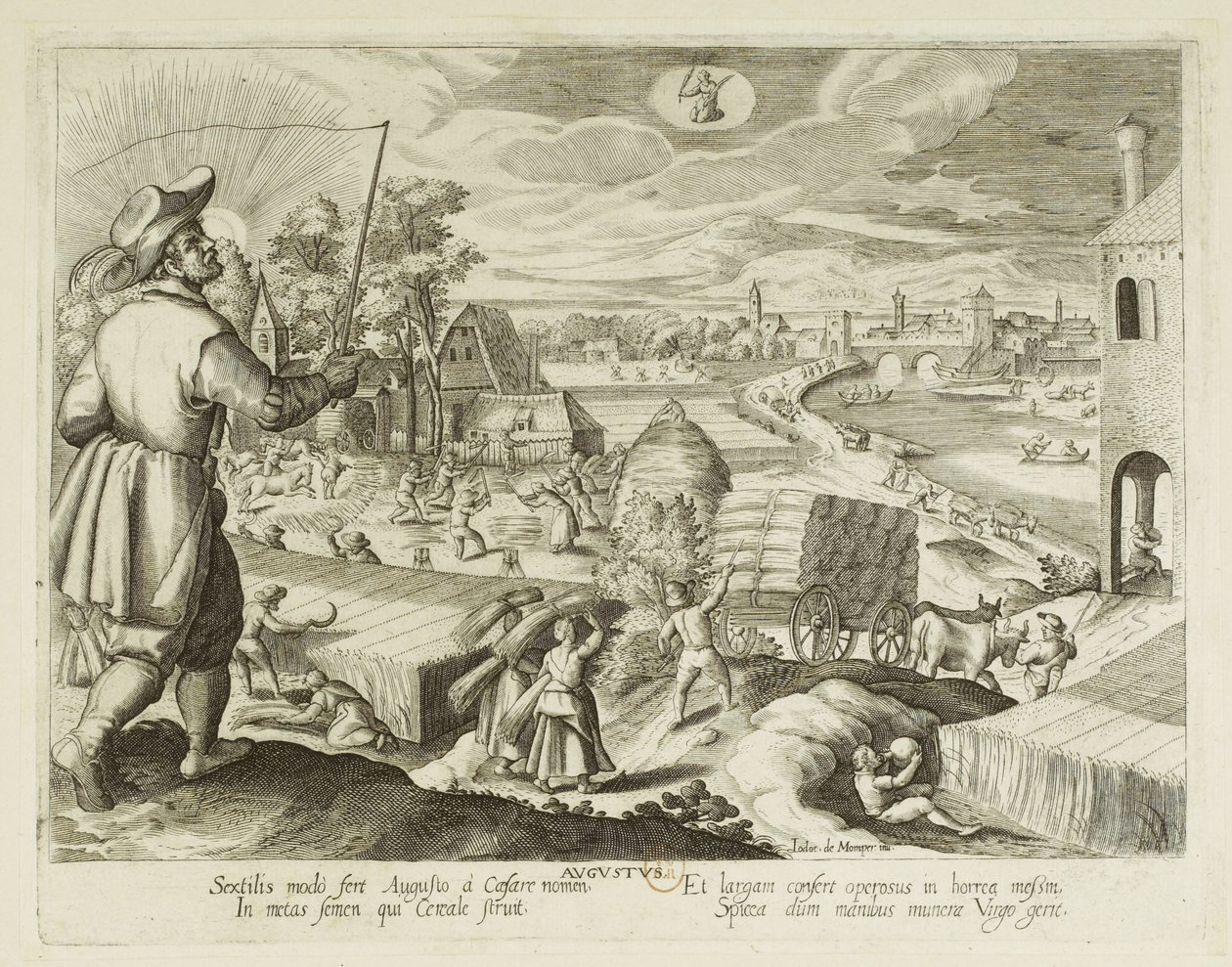 Měsíce 8, srpen od Jacques Callot