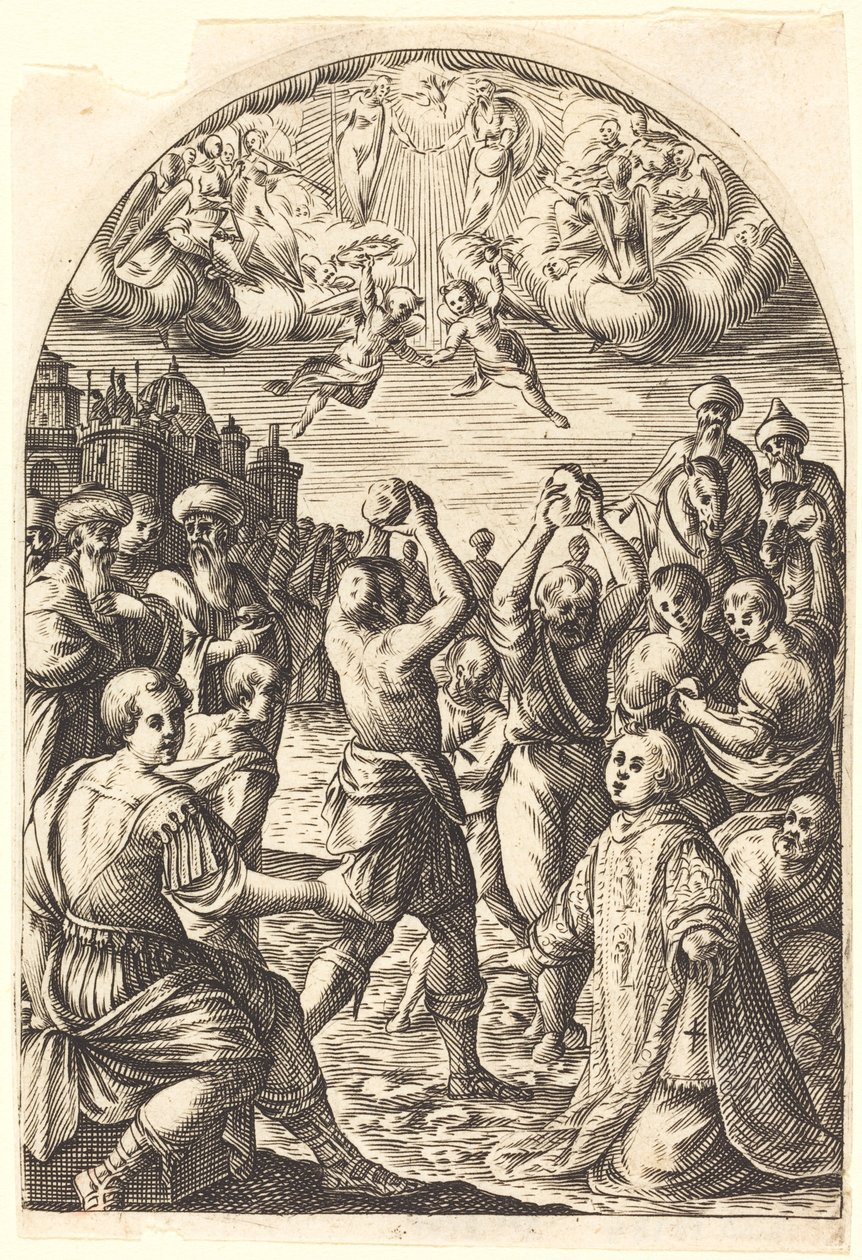Umučení svatého Štěpána od Jacques Callot