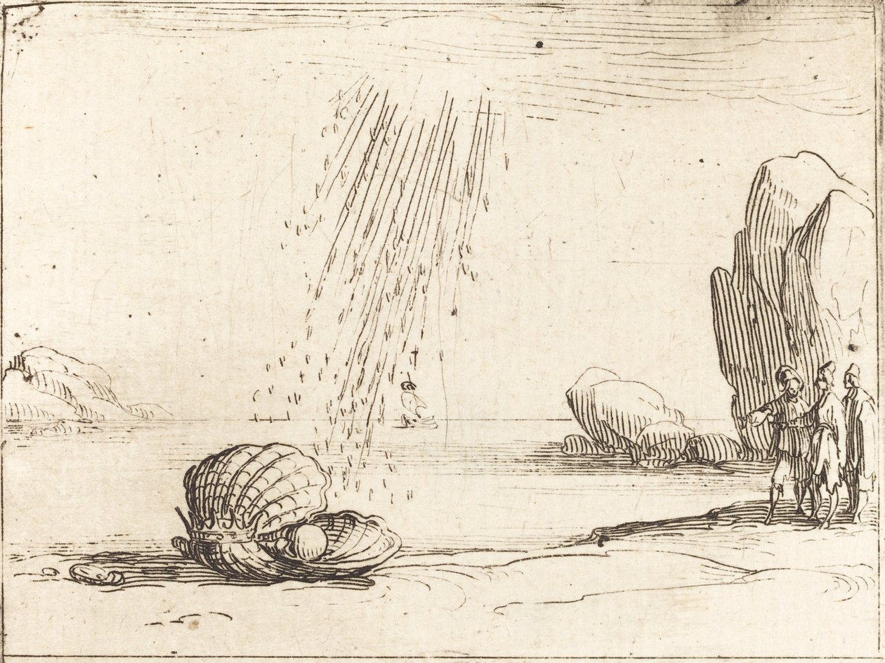 Ústřice s perlou od Jacques Callot
