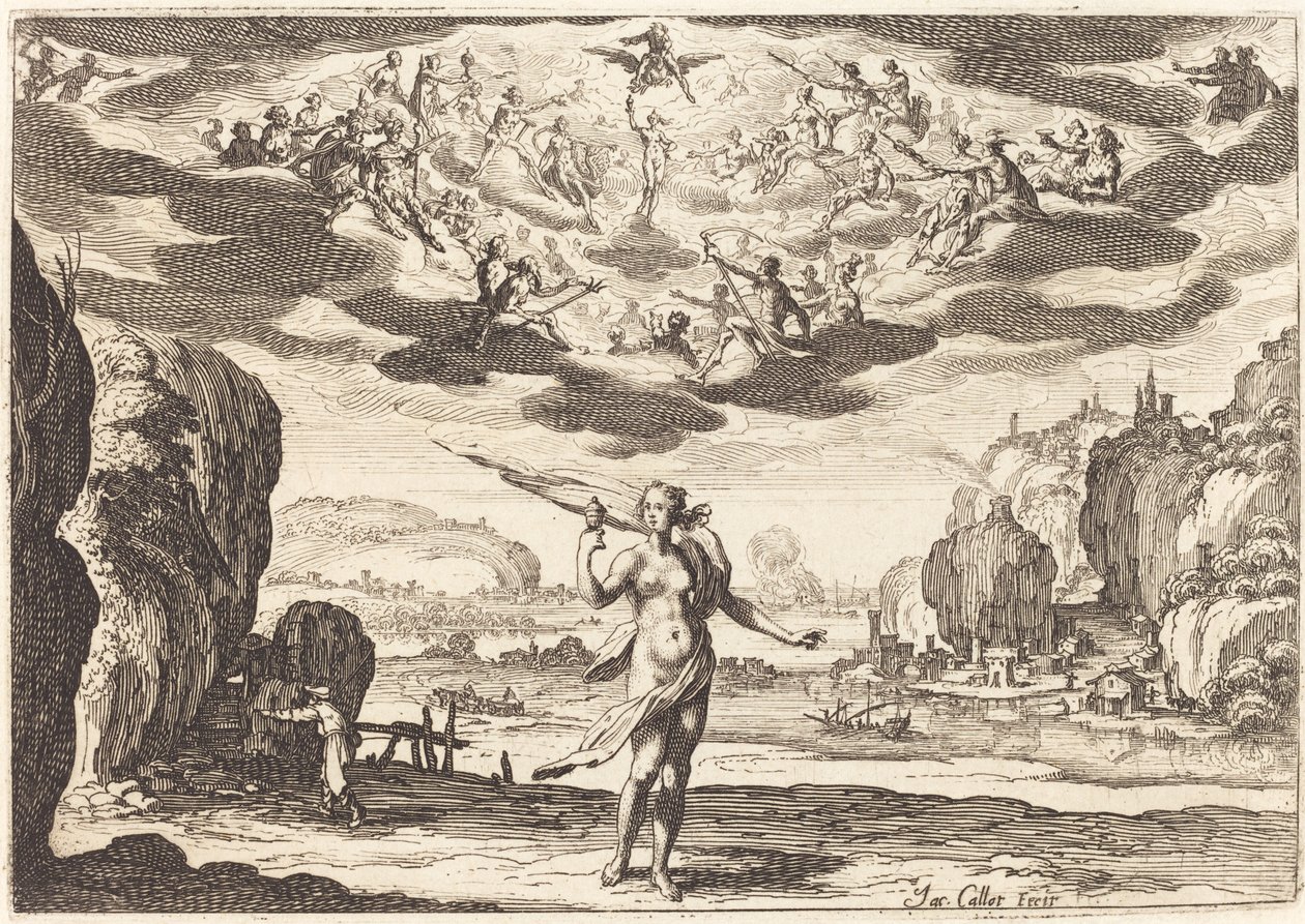 Pandora od Jacques Callot