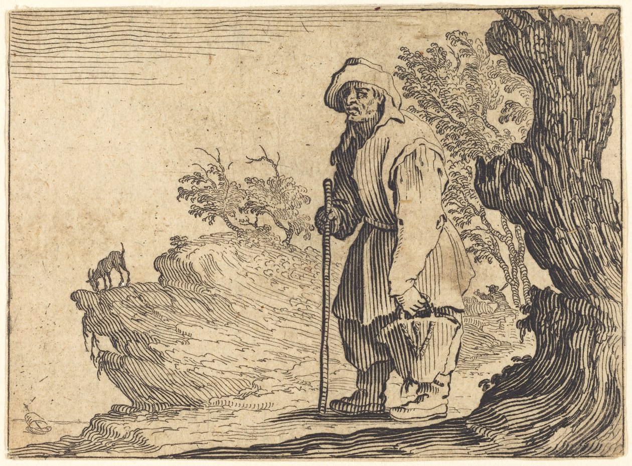 Sedlák s pytlem, c. 1622. od Jacques Callot