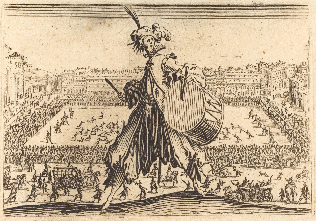 Piazza Santa Croce, Florencie, c. 1622. od Jacques Callot