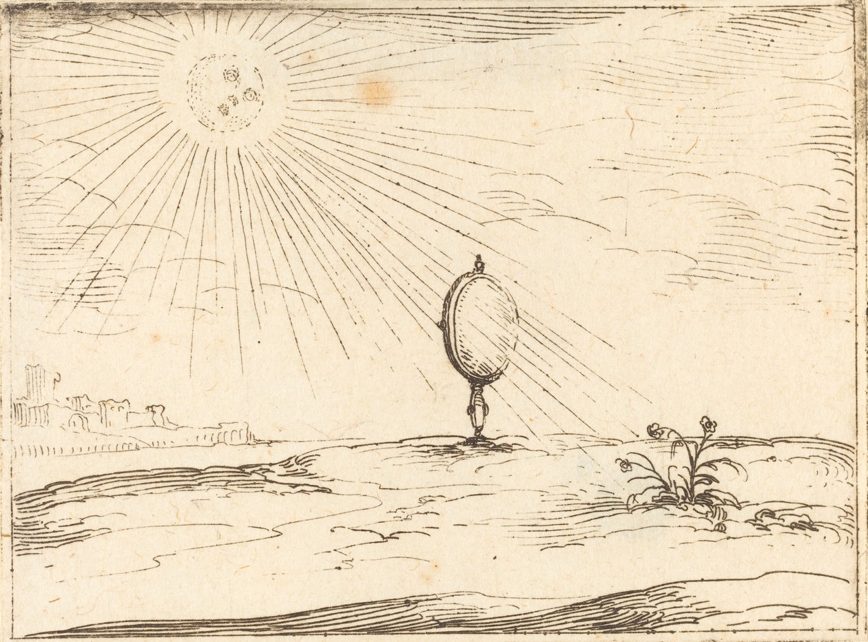 Paprsky slunce. od Jacques Callot