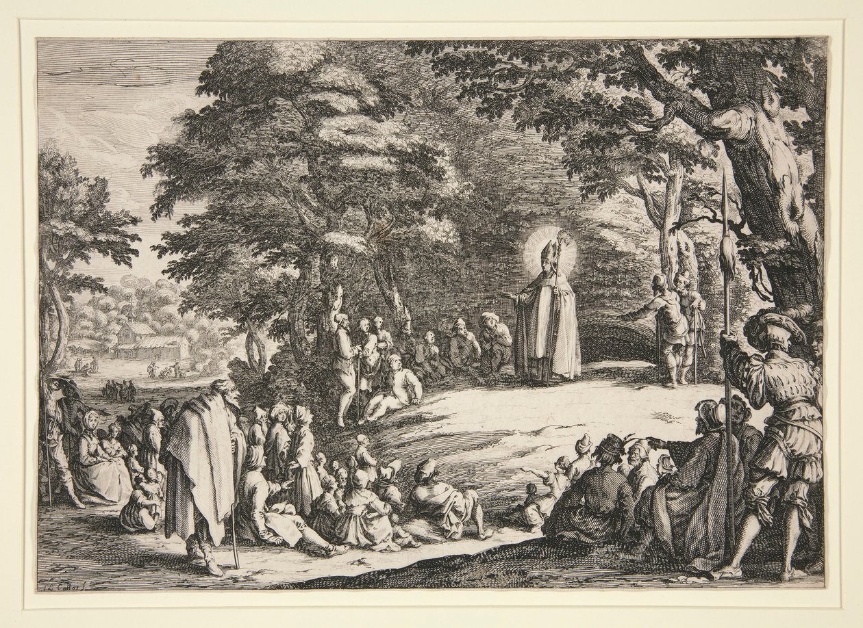 Svatý Amond od Jacques Callot