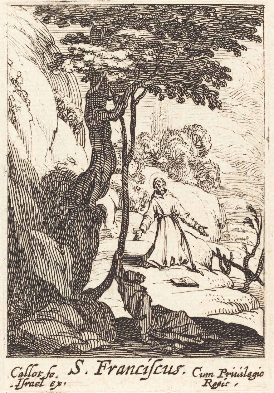 Svatý František, c. 1632. od Jacques Callot