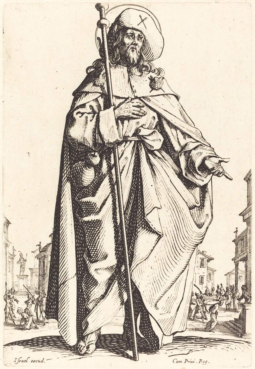 Svatý Jakub Veliký od Jacques Callot