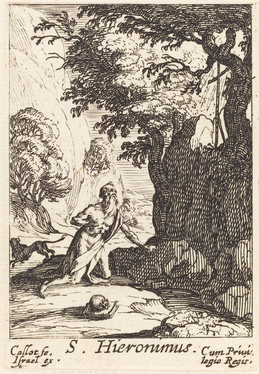 Svatý Jeroným od Jacques Callot