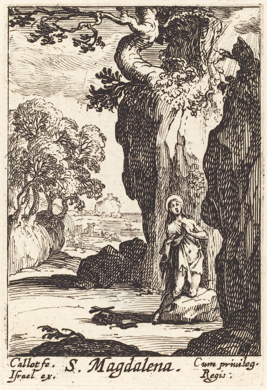 Svatá Máří Magdalena od Jacques Callot