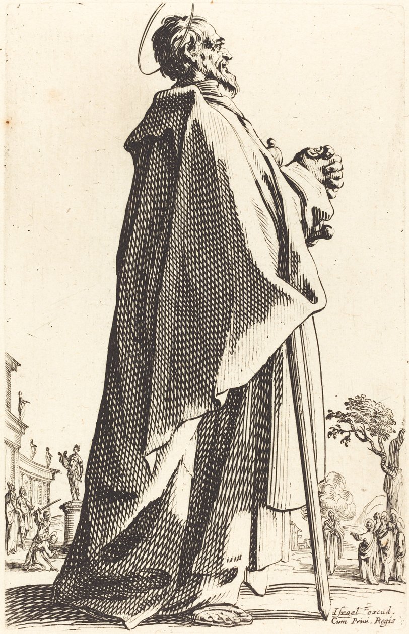 Saint Matthew, publikoval 1631. od Jacques Callot