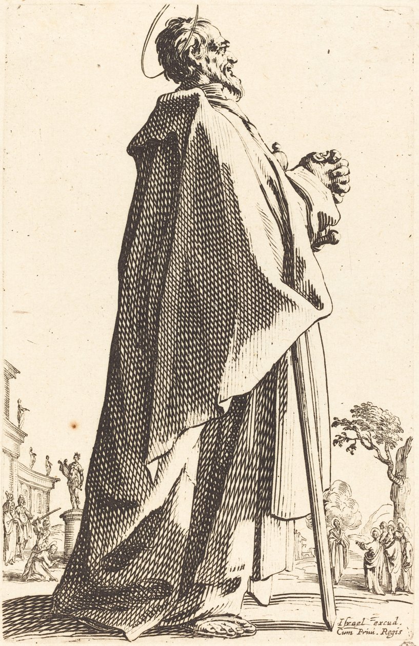 Saint Matthew, publikoval 1631. od Jacques Callot
