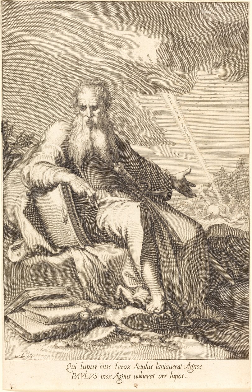 Svatý Pavel, sedící. od Jacques Callot