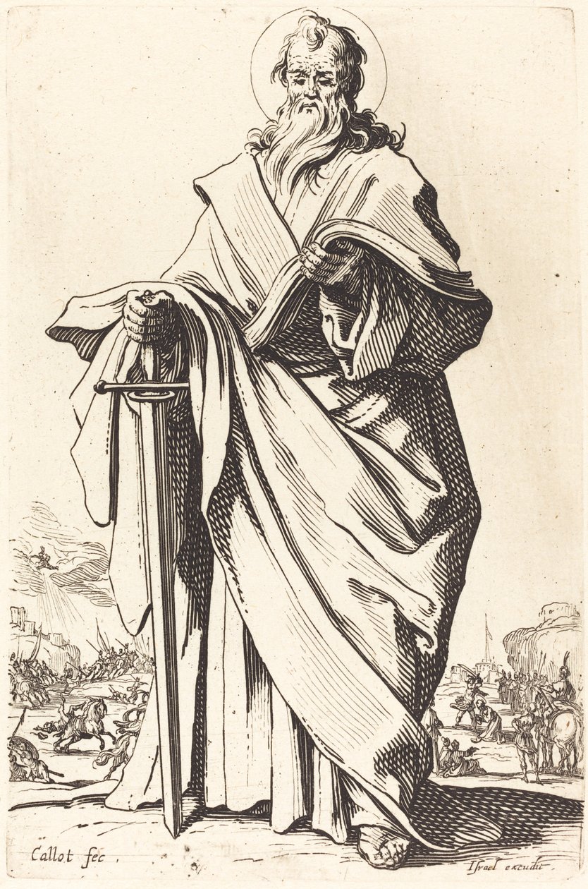 Saint Paul, publikoval 1631. od Jacques Callot