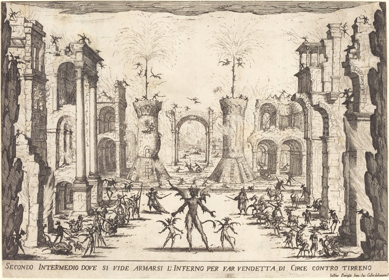 Druhé intermezzo od Jacques Callot