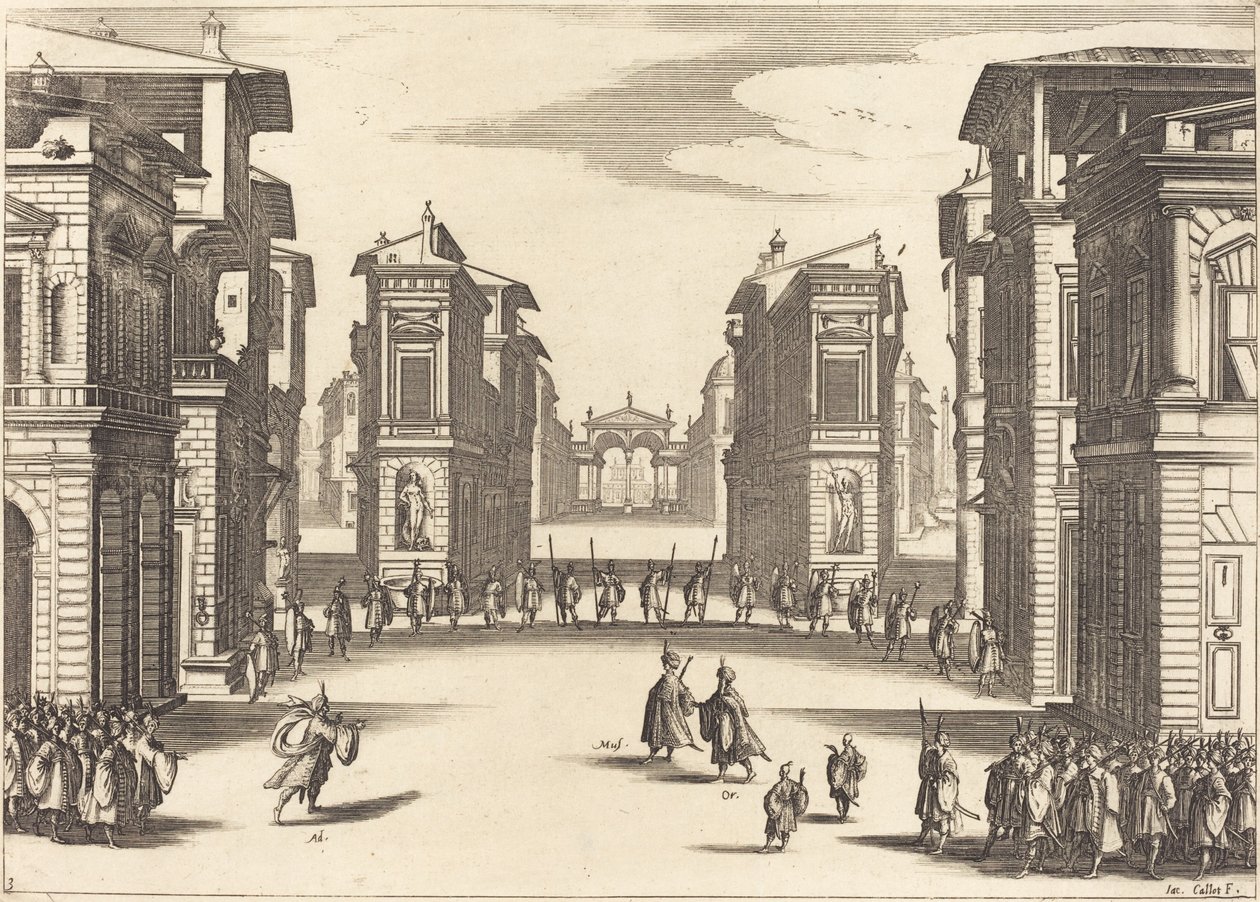 Soliman, zákon III od Jacques Callot