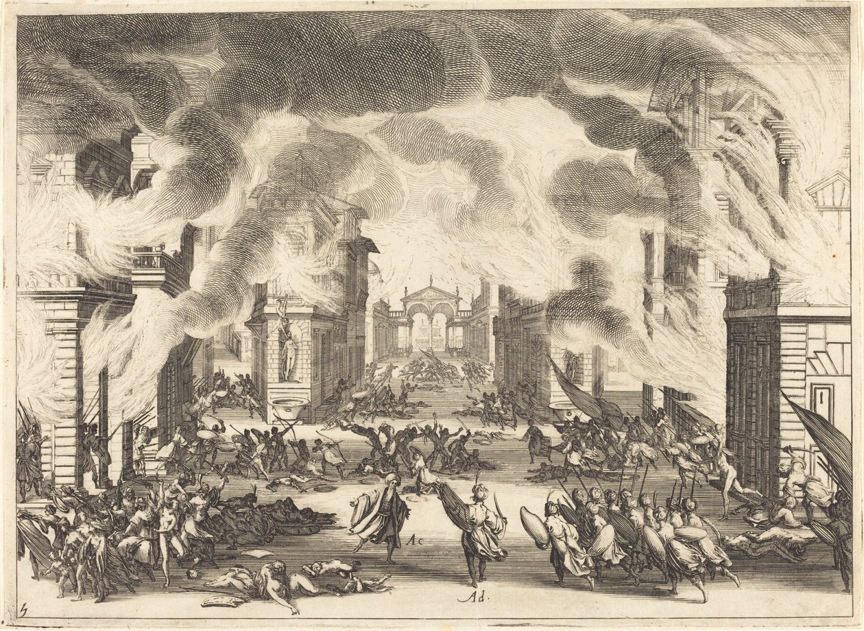 Suleiman, zákon V od Jacques Callot