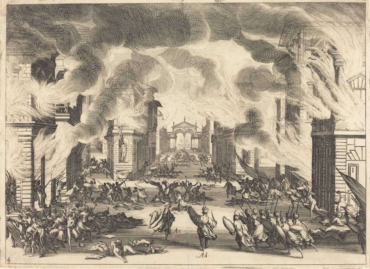 Suleiman, zákon V od Jacques Callot