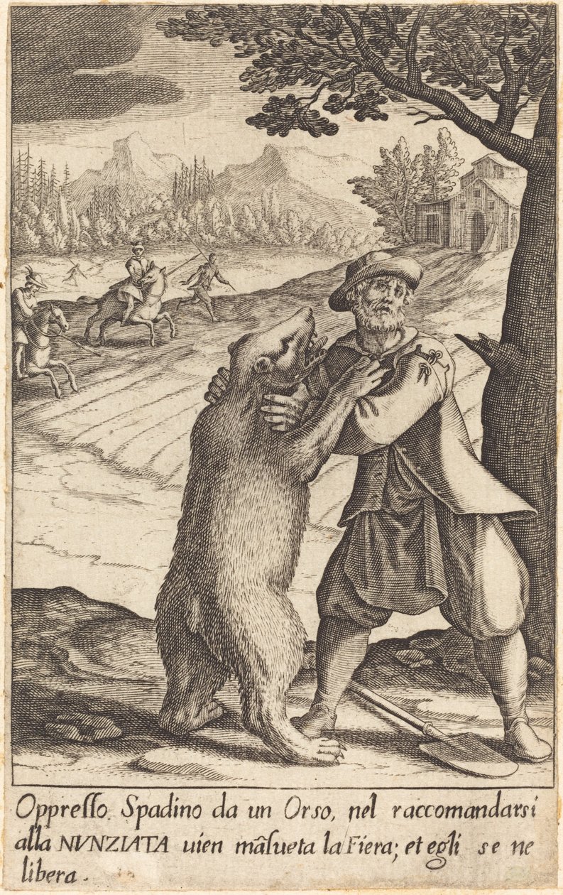 Spadino, 1619. od Jacques Callot