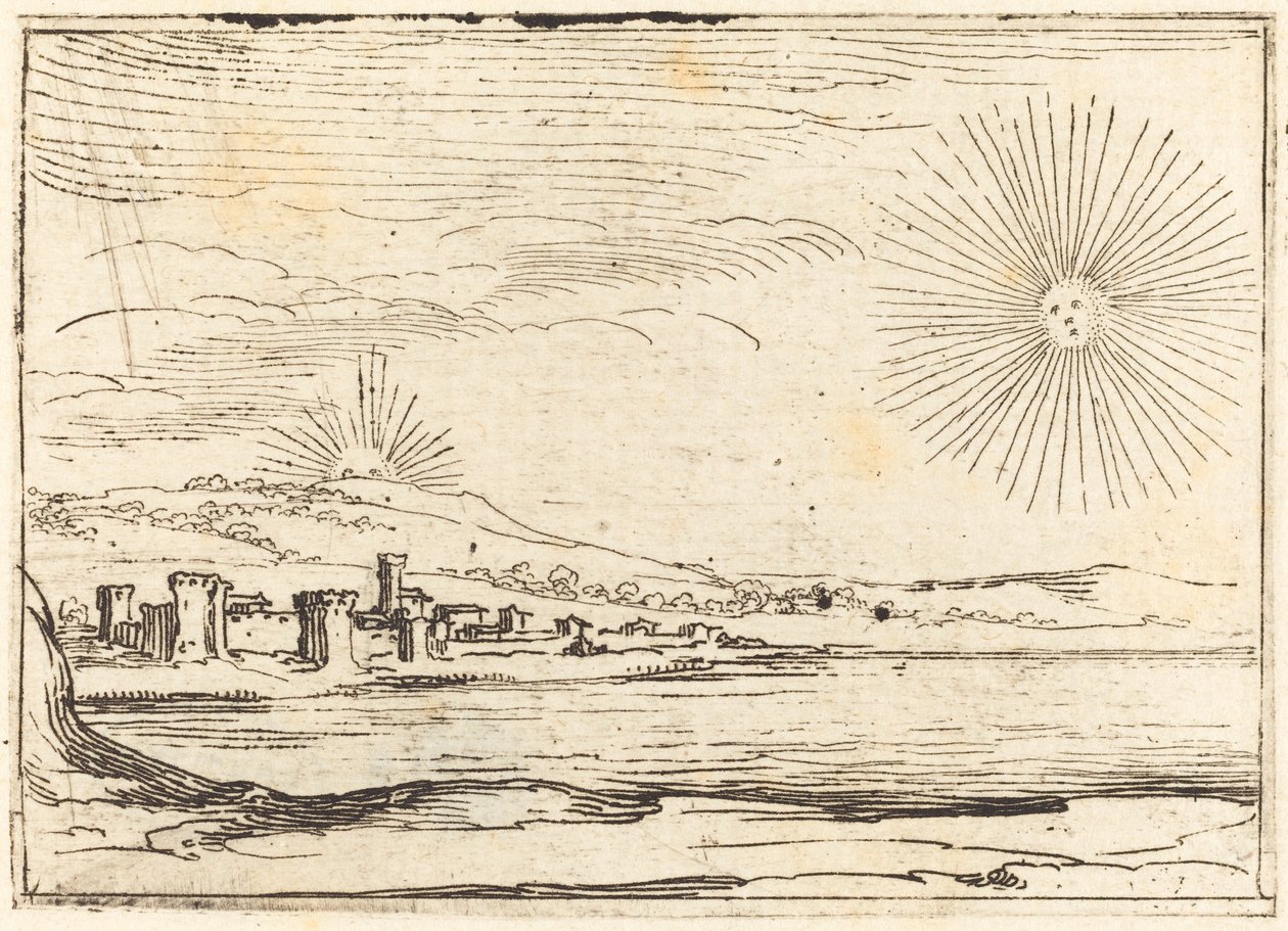 Východ slunce, 1628. od Jacques Callot