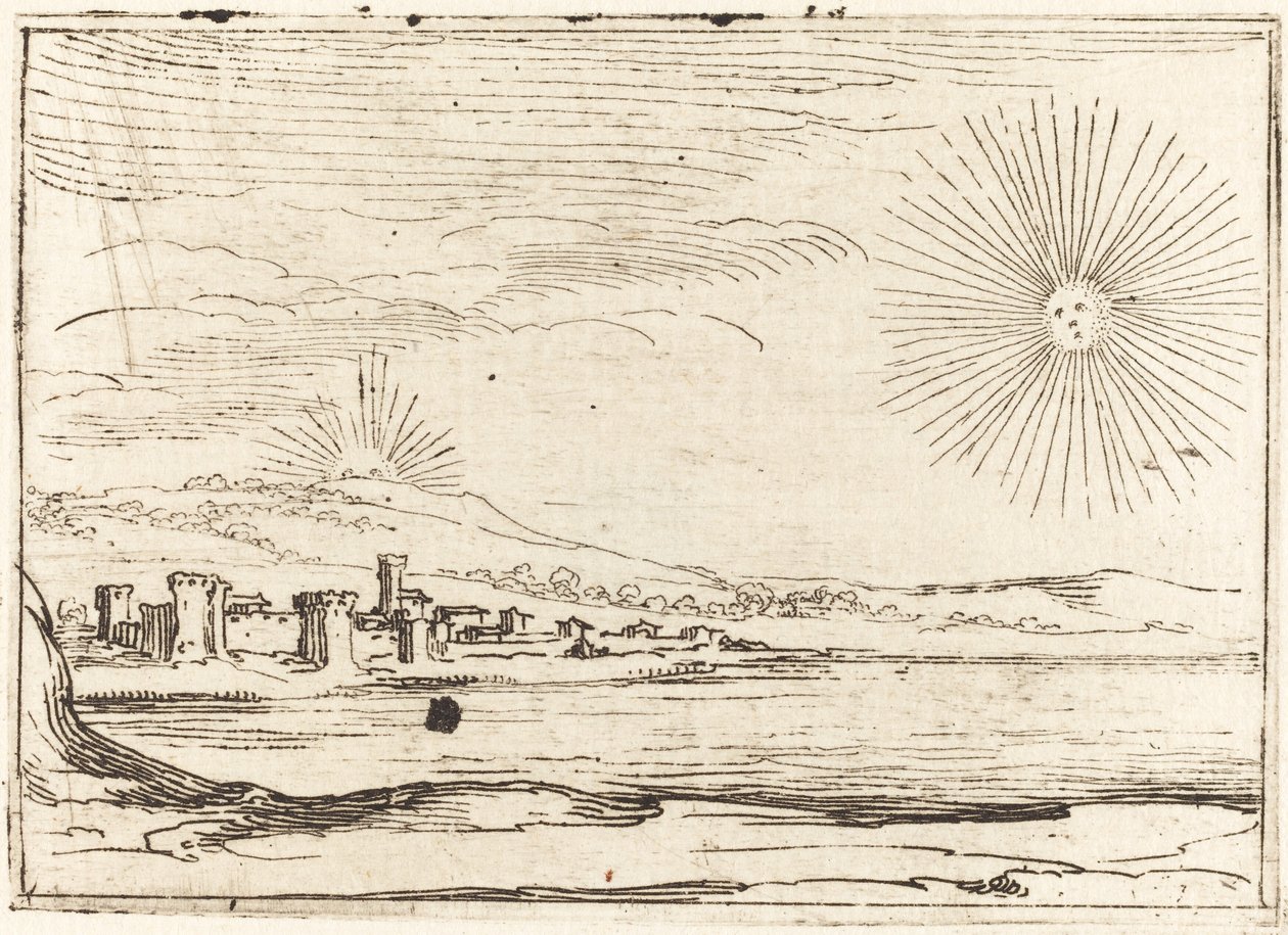 Východ slunce, 1628. od Jacques Callot