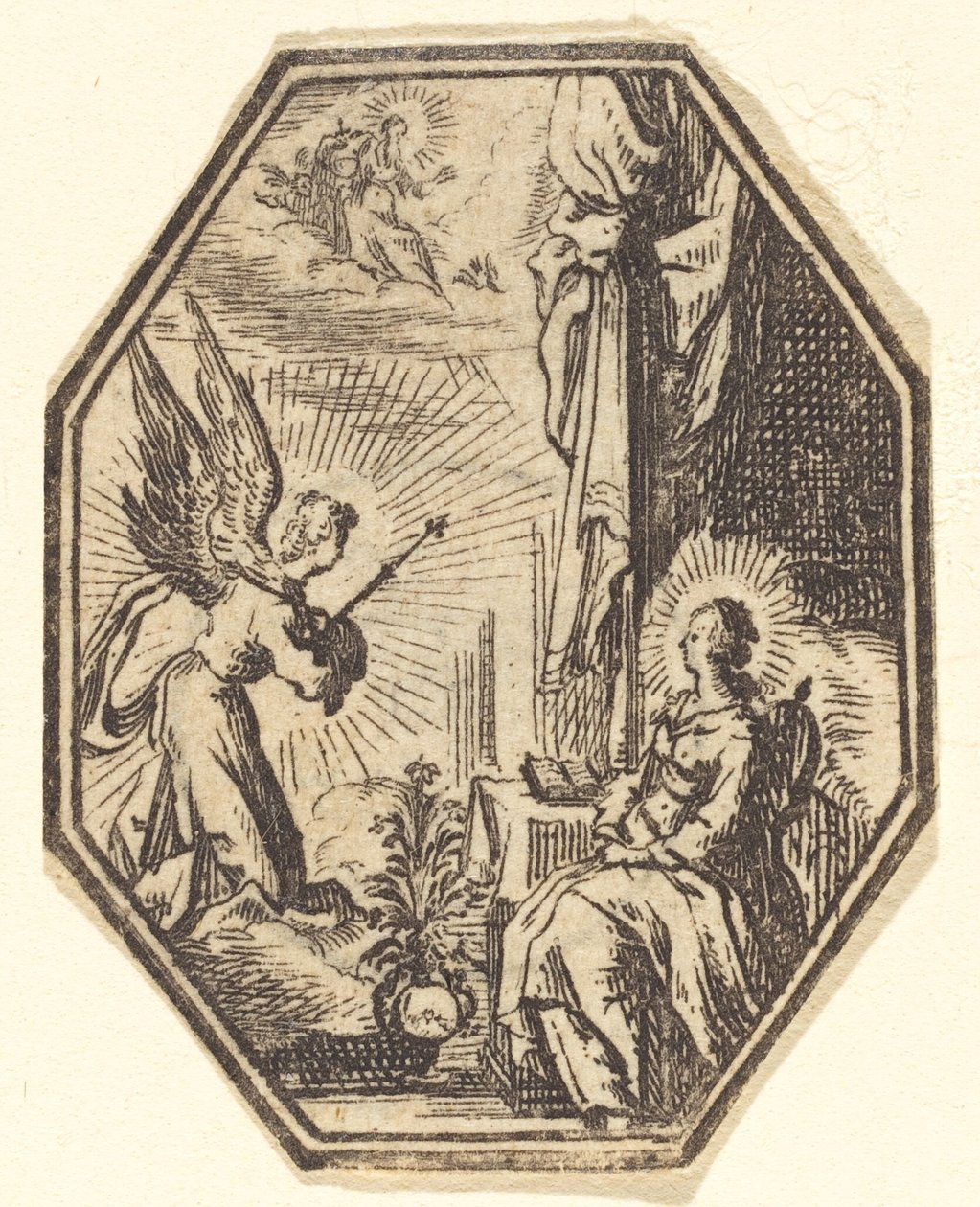 Zvěstování od Jacques Callot