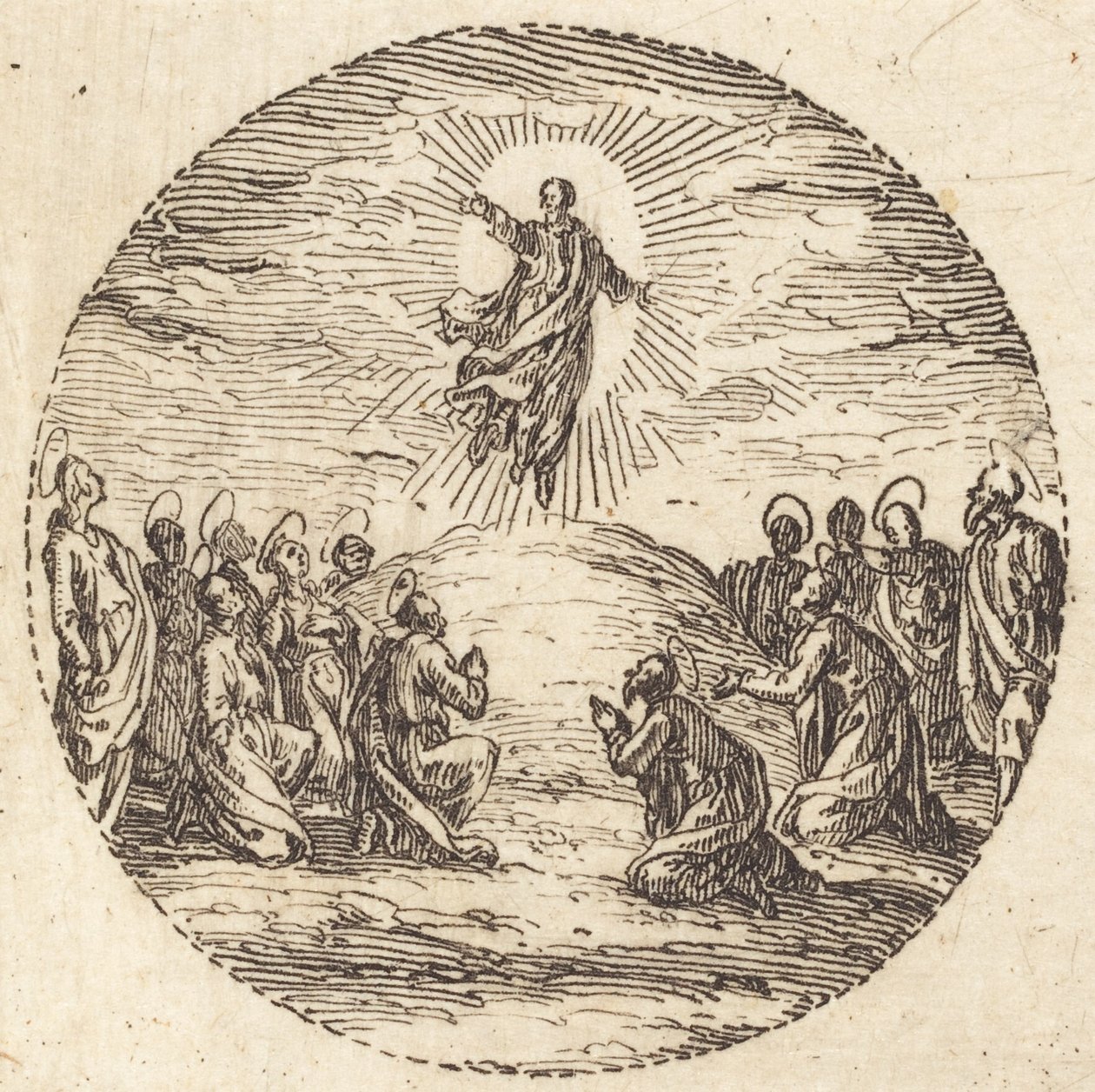 Nanebevstoupení od Jacques Callot