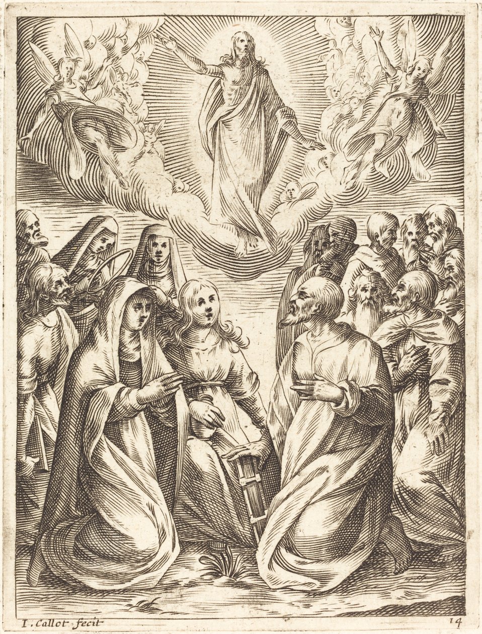 Nanebevstoupení od Jacques Callot