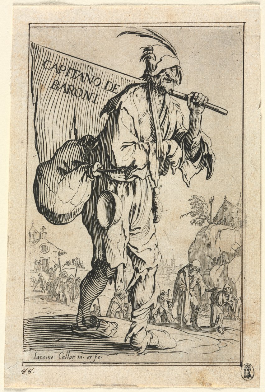 Žebráci od Jacques Callot