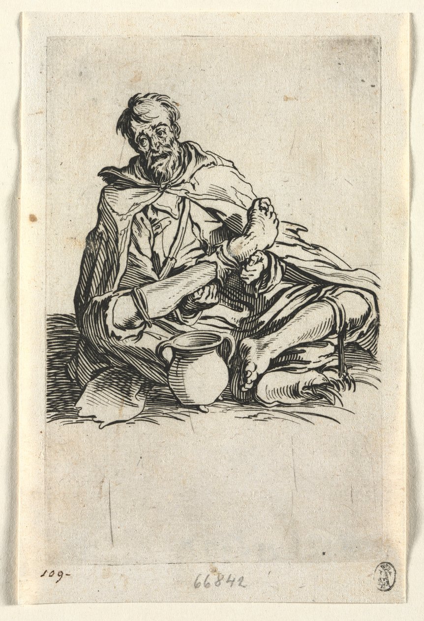 Žebráci: Malingerer, c. 1623. od Jacques Callot