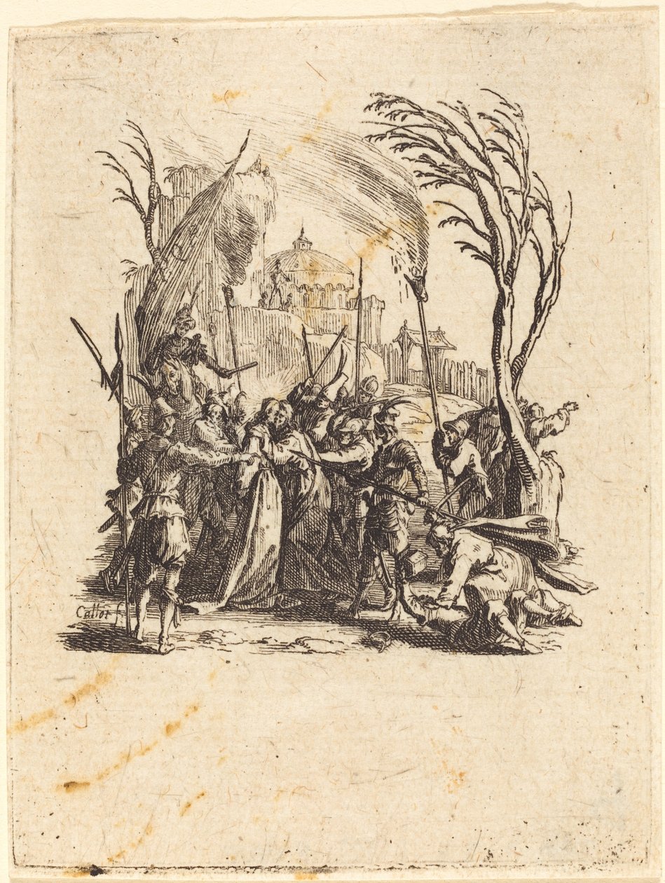 The Betrayal, c. 16241625. od Jacques Callot